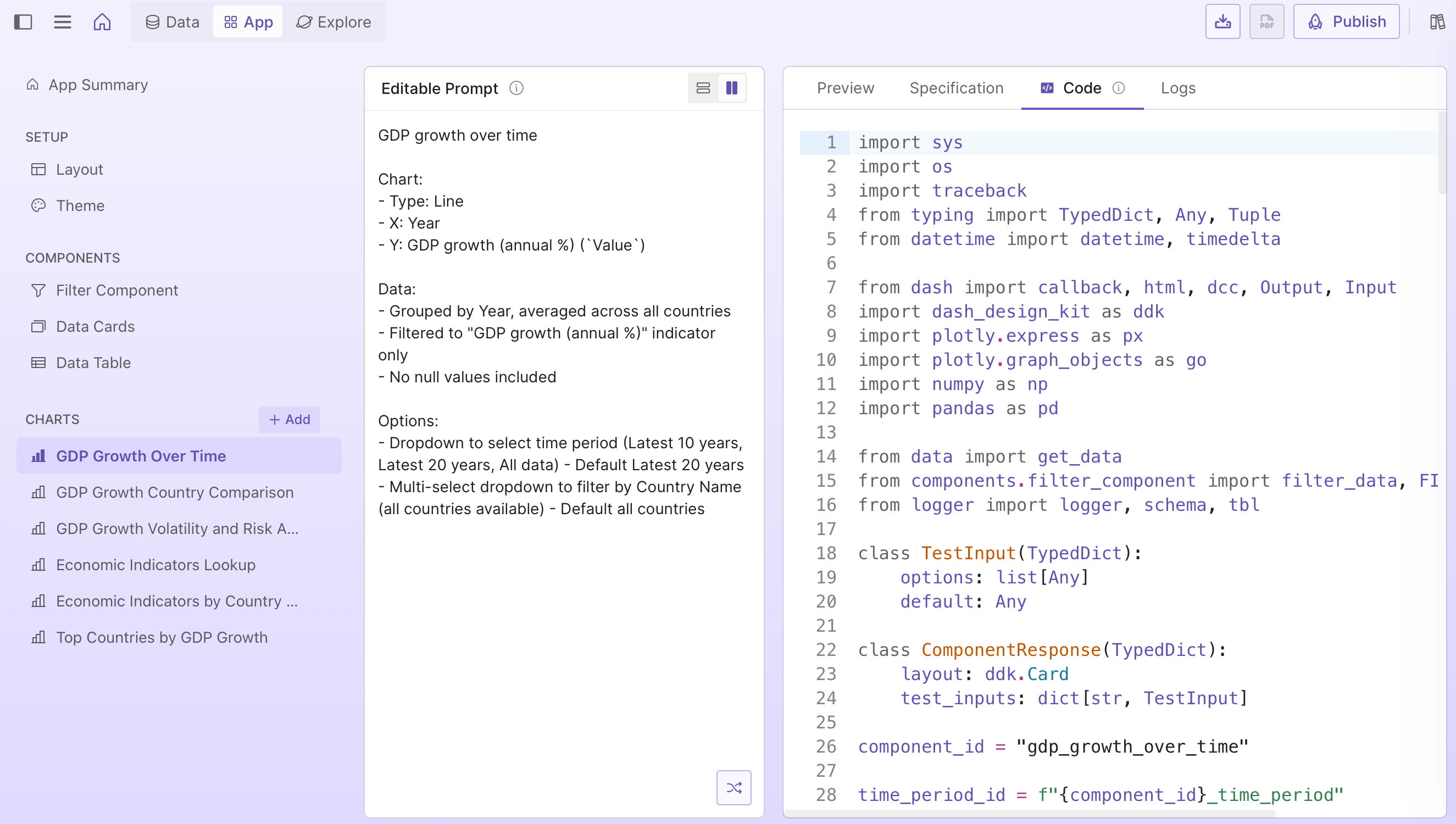 Update the code