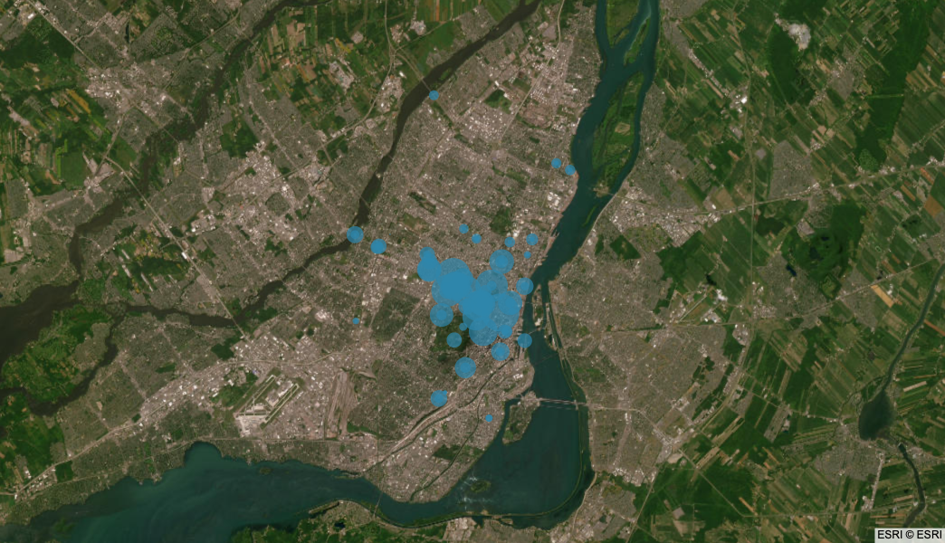 Satellite map style