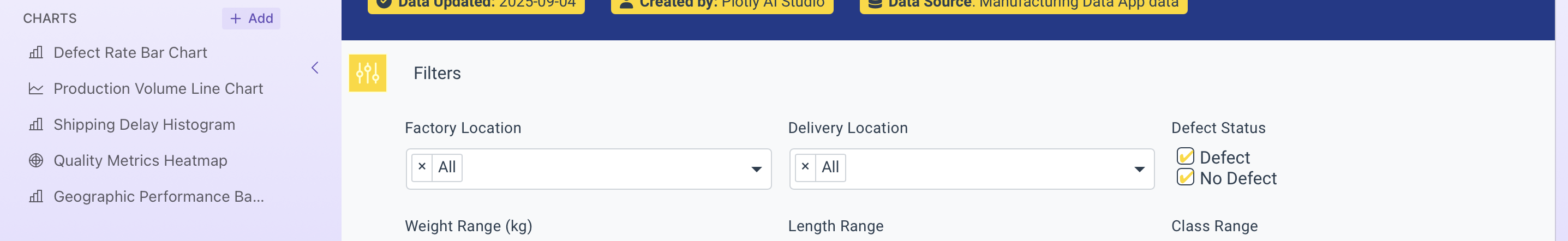 Add chart