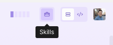 Skills button