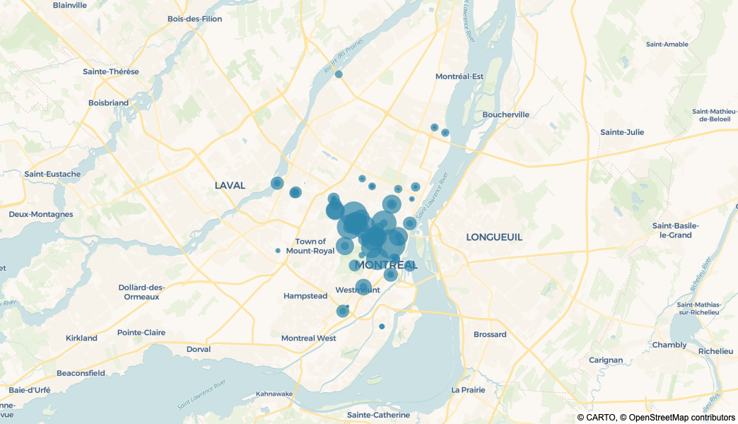 Carto Voyager map style
