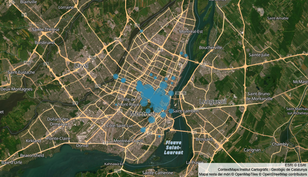 Satellite Streets map style