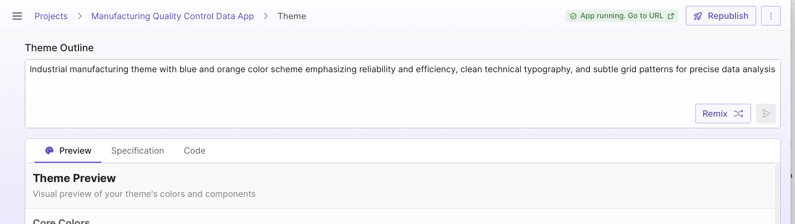 Update the theme